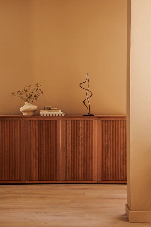 Lucide LAMBADA - Table lamp - LED Dim. - 1x19W 2700K - Champagne Color - Premium - atmosphere 2